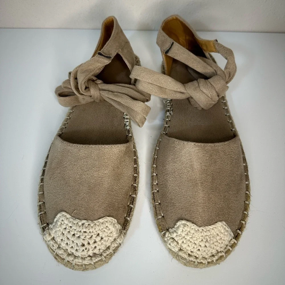 Espadrille Tie-Up Shoes